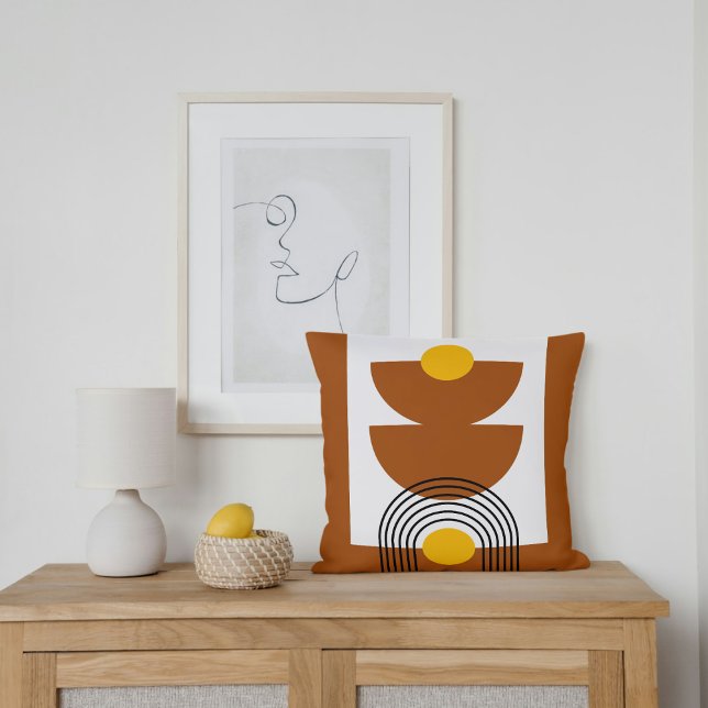 Boho Earth Tones Throw Pillows Kussen (Creator heeft geüpload)