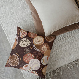Boho Earth Tones Throw Pillows Kussen