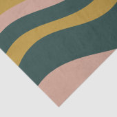 Boho Earth Tones Trendy Modern Abstract Patroon Tissuepapier (Detail)