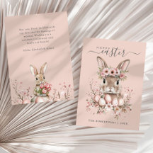 Boho Easter  Bunny Blush Bloemeneieren