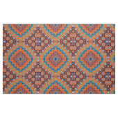 Boho Eclectic Kaleidoscopic Mosaic Hip Blauwgroen  Stof (Fat Quarter)