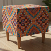 Boho Eclectic Kaleidoscopic Mosaic Hip Blauwgroen Tissuepapier