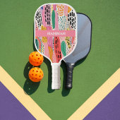Boho Eclectic Pickleball Paddle