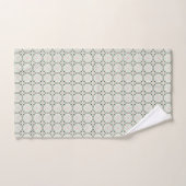 Boho eclectisch ingewikkeld delicaat kerstpatroon bad handdoek (Handdoek)