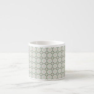 Boho Eclectisch Ingewikkeld Delicaat Kerstpatroon Espresso Kop