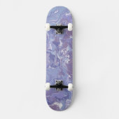 Boho eclectisch zacht Paarse digitaal Abstract mar Persoonlijk Skateboard (Voorkant)