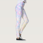Boho eclectische hippie funky kleurrijke pastel ma leggings (Rechts)