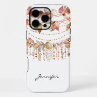 Boho Edelsteen Herfstblad Native American iPhone