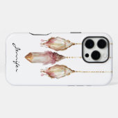 Boho Edelsteen Native American iPhone Hoesje (Achterkant horizontaal)