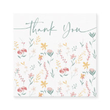 Boho editable floral patroon order bedankt