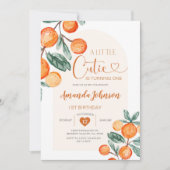 Boho Een beetje cutie is draaien Een Oranje Verjaa Kaart (Voorkant)