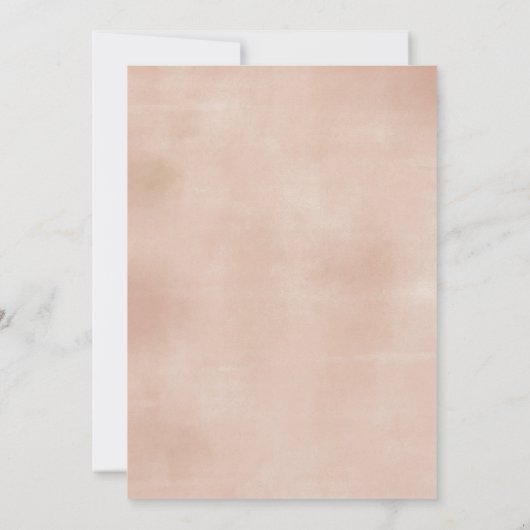 Boho een kleine pompoen draait een dag om kaart (Achterkant)