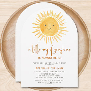 Boho Een kleine straal van Sunshine Baby shower Ar Kaart