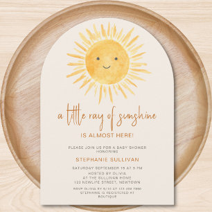 Boho Een Straaltje Zonneschijn Baby Shower Boog Kaart