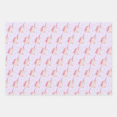 Boho eenhoorn pastels inpakpapier vel (Voorkant 2)