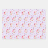 Boho eenhoorn pastels inpakpapier vel (Voorkant)