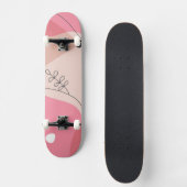 Boho Eenvoudige Vormen Persoonlijk Skateboard (Voorkant)