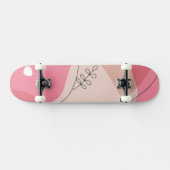 Boho Eenvoudige Vormen Persoonlijk Skateboard (Horizontaal)