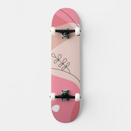 Boho Eenvoudige Vormen Persoonlijk Skateboard (Voorkant)