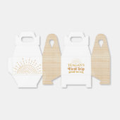 Boho eerste reis om de eerste zondag bedankdoosjes (Uitgevouwen)