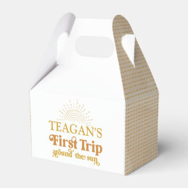 Boho eerste reis om de eerste zondag bedankdoosjes