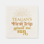 Boho eerste reis om de eerste zondag servet (Voorkant)