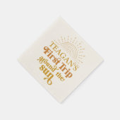 Boho eerste reis om de eerste zondag servet (Hoek)