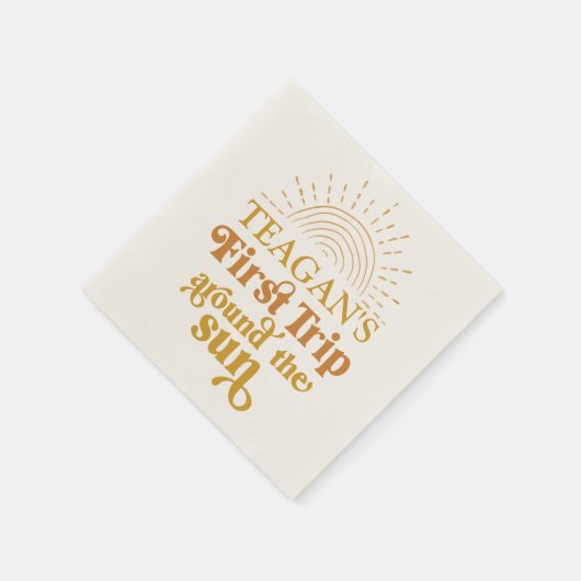 Boho eerste reis om de eerste zondag servet (Hoek)