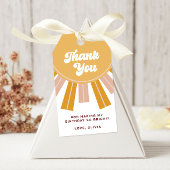 Boho eerste reis rond de zon eerste verjaardag cadeaulabel