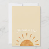 Boho eerste reis rond de zon kaart (Achterkant)