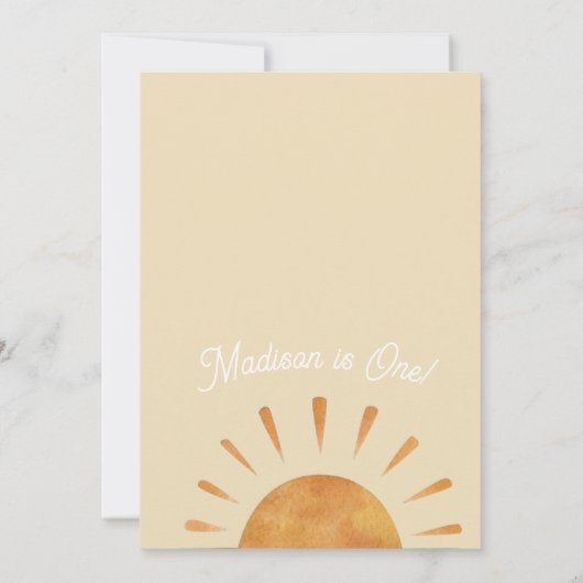 Boho eerste reis rond de zon kaart (Achterkant)