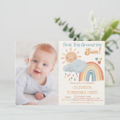 Boho eerste reis rond de zon kaart (Staand voorkant)