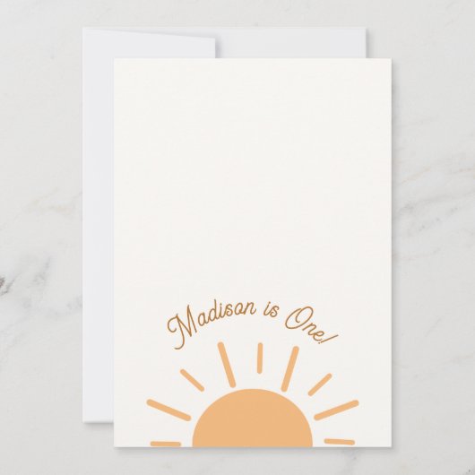 Boho eerste reis rond de zon kaart (Achterkant)