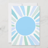 Boho eerste reis rond de zon kaart (Achterkant)