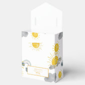 Boho eerste reis rond de zon op 1 oktober bedankdoosjes (Geopend)