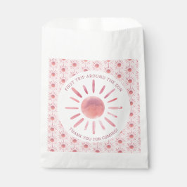 Boho eerste reis rond de zon op 1 oktober bedankzakje