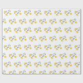 Boho eerste reis rond de zon op 1 oktober cadeaupapier (Vlak)