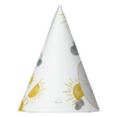 Boho eerste reis rond de zon op 1 oktober feesthoedjes (Links)