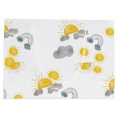 Boho eerste reis rond de zon op 1 oktober groot cadeauzakje (Achterkant)