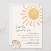 Boho eerste reis rond de zon op 1 oktober kaart (Voorkant)