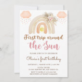 Boho eerste reis rond de zon op 1 oktober kaart (Voorkant)