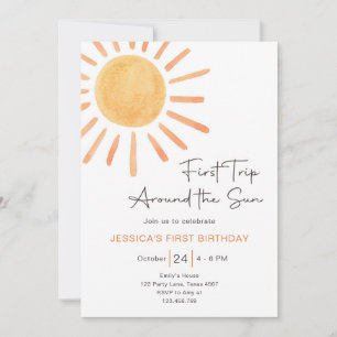 Boho eerste reis rond de zon op 1 oktober kaart