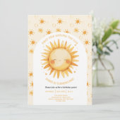 Boho eerste reis rond de zon op 1 oktober kaart (Staand voorkant)