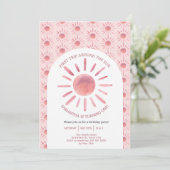 Boho eerste reis rond de zon op 1 oktober kaart (Staand voorkant)