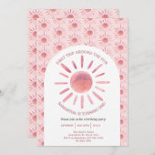 Boho eerste reis rond de zon op 1 oktober kaart (Voorkant / Achterkant)