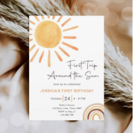 Boho eerste reis rond de zon op 1 oktober kaart