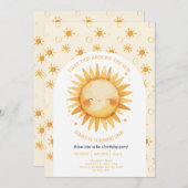 Boho eerste reis rond de zon op 1 oktober kaart (Voorkant / Achterkant)