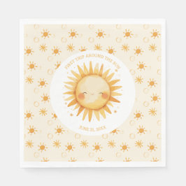 Boho eerste reis rond de zon op 1 oktober servet