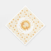 Boho eerste reis rond de zon op 1 oktober servet (Hoek)