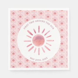 Boho eerste reis rond de zon op 1 oktober servet